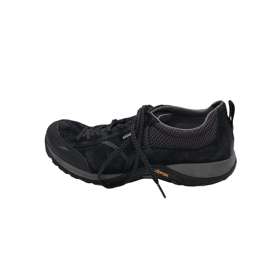 Hiking Shoes Mens Size 6 Black Suede Mesh Vibram Trail Outdoor‎ Walking Sneakers